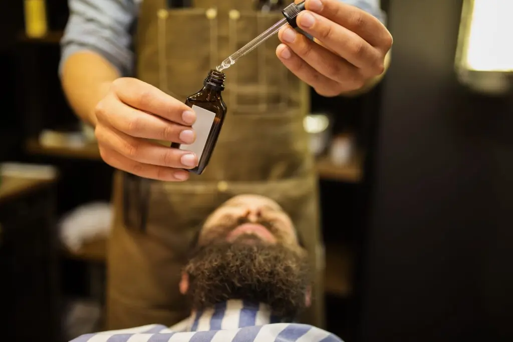 men's use of beard oil